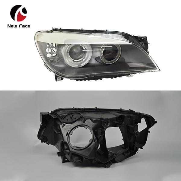 2008-2011 BMW 7Series F01 F02 headlight Lens cover Glass Back Side Black cover