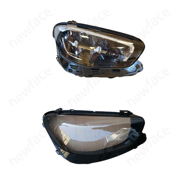 W213 New headlight glass facelift /lens cover
